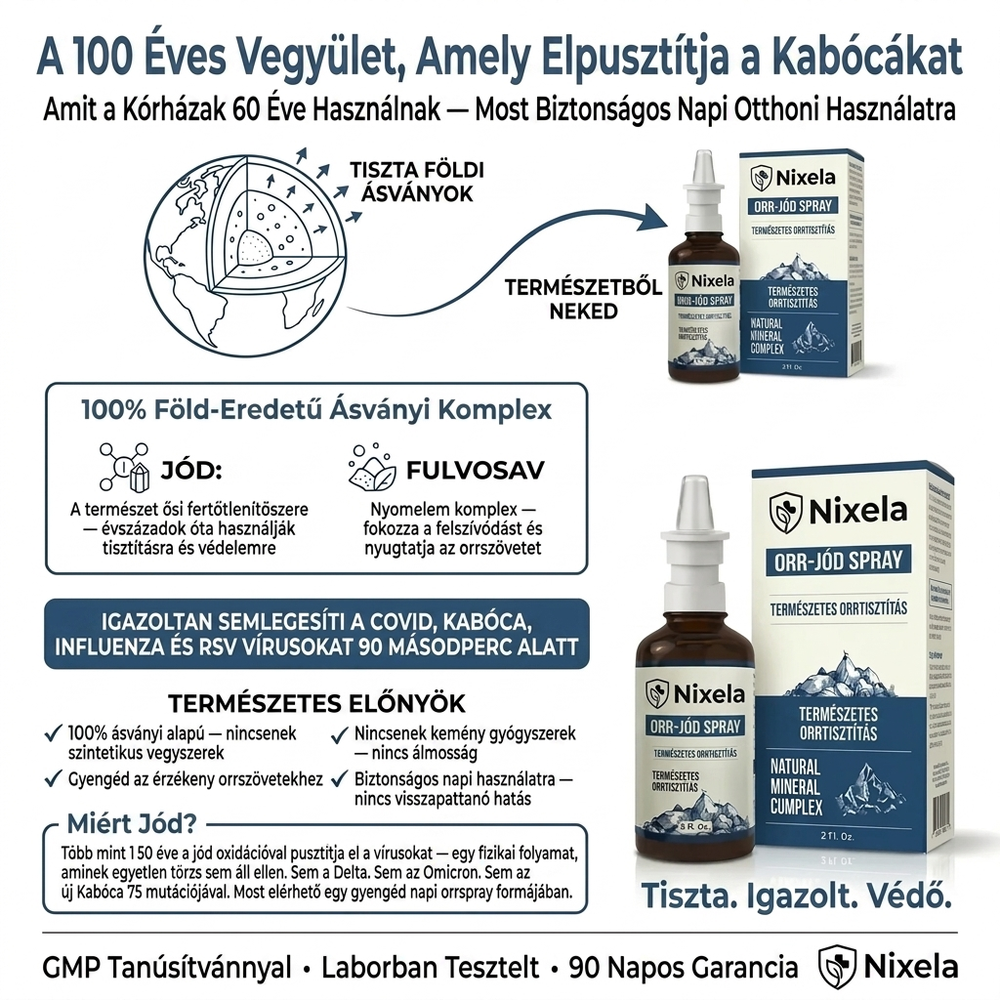 Nixela — Orrspray jód védelemmel
